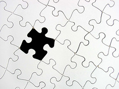 Missing puzzle piece